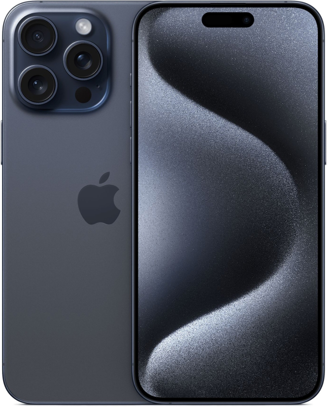 Смартфон Apple iPhone 15 Pro Max 256GB nano SIM + eSIM синий титан