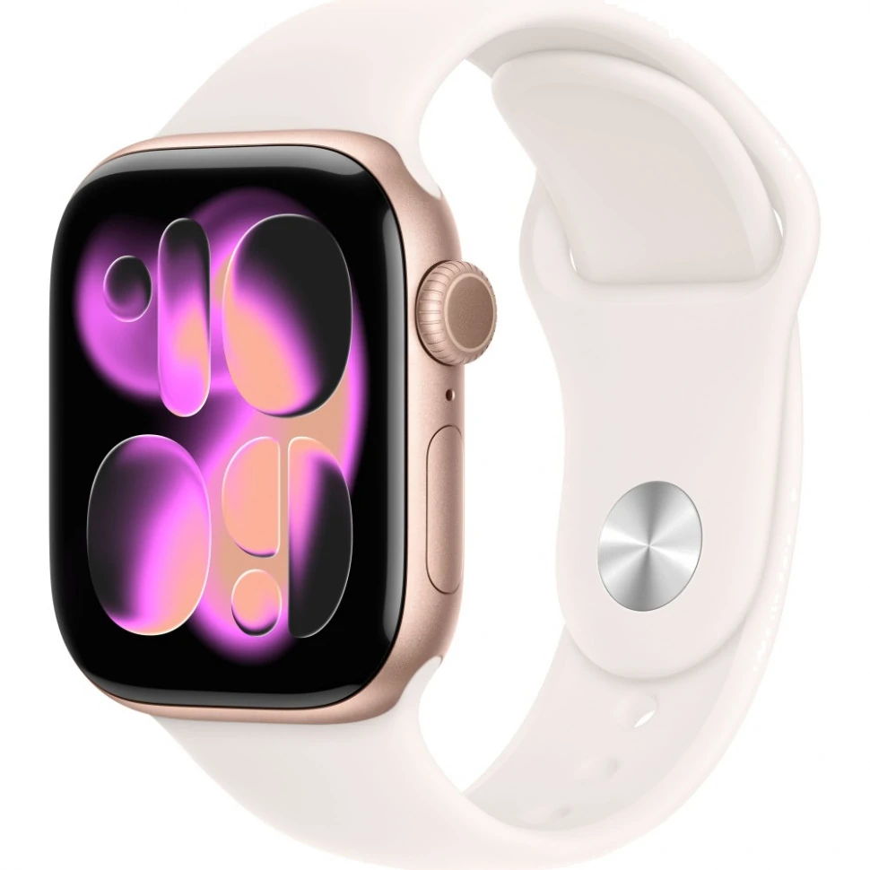 Умные часы Apple Watch S11 46 mm Rose Gold Aluminum Case Sport Band Light Blush M/L