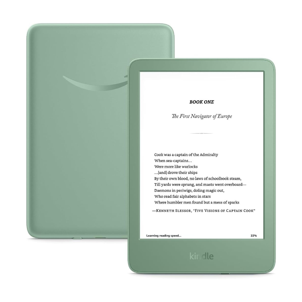 Электронная книга Amazon Kindle 11, 6", 16Gb, 2024, Wi-Fi, Matcha