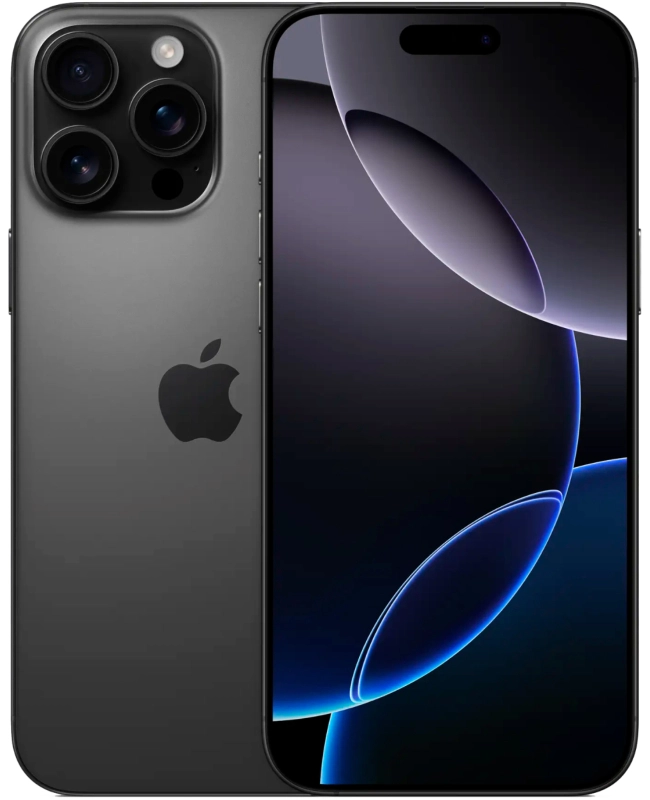 Смартфон Apple iPhone 16 Pro Max 256 ГБ, Black Titanium (nano-SIM + nano-SIM)