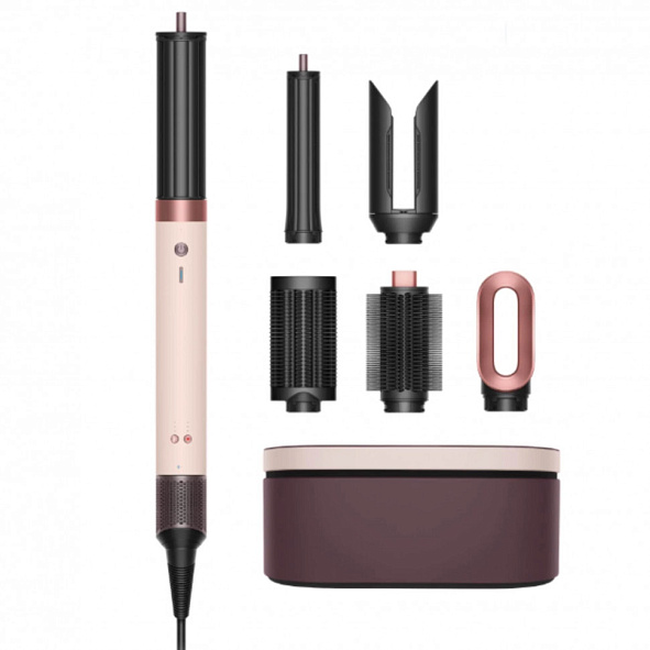 стайлер dyson hs08 airwrap id long barrel ceramic pink/rose gold (diffuser)