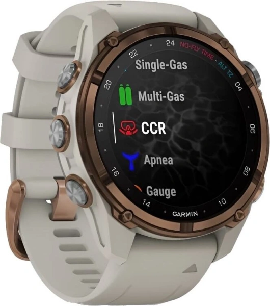 умные часы watch garmin descent mk3i 43 sapphire titanium bronze with french gray