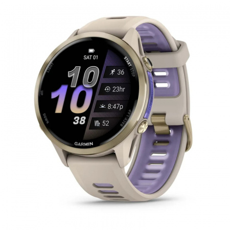 Умные часы Watch Garmin Forerunner 970 47mm French Gray Soft Gold 010-02969-62 Умные часы Watch Garmin Forerunner 970 47mm French Gray Soft Gold 010-02969-62