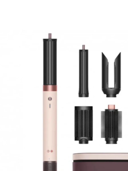 стайлер dyson hs08 airwrap id long barrel ceramic pink/rose gold (diffuser)