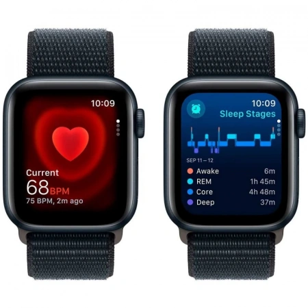 умные часы apple watch se 2 (2024) 44 midnight sport loop m/l умные часы apple watch se 2 (2024) 44 midnight sport loop m/l