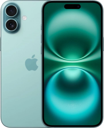 Смартфон Apple iPhone 16 512 ГБ, Teal (nano-SIM + eSIM) Смартфон Apple iPhone 16 512 ГБ, Teal (nano-SIM + eSIM)