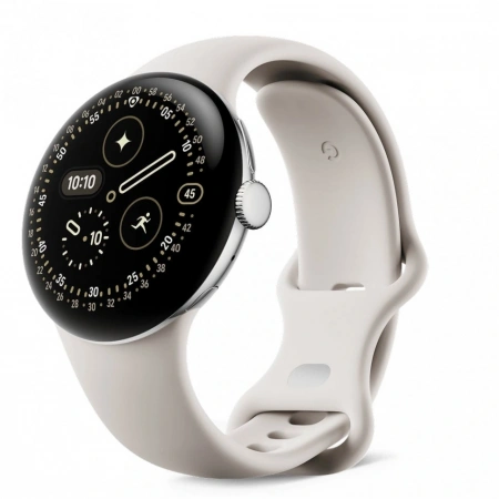 Pixel Watch 4 41 Wi-Fi Polished Silver/Porcelain Active Band Pixel Watch 4 41 Wi-Fi Polished Silver/Porcelain Active Band