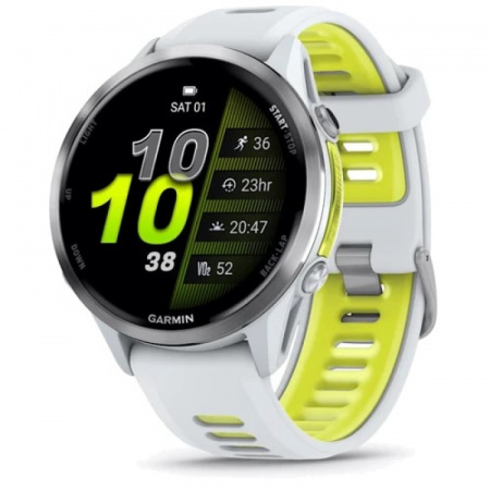 Умные часы Watch Garmin Forerunner 970 47mm Titanium Whitestone/Yellow 010-02969-61 Умные часы Watch Garmin Forerunner 970 47mm Titanium Whitestone/Yellow 010-02969-61