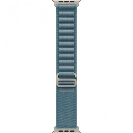 умные часы apple watch ultra 3 49 natural titanium case with l light blue alpine loop