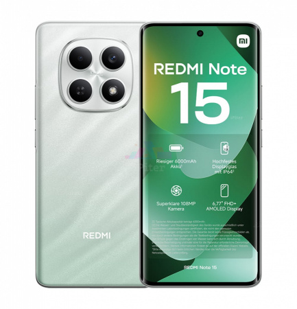 Смартфон Xiaomi Redmi Note 15 8/256 ГБ Forest Green Смартфон Xiaomi Redmi Note 15 8/256 ГБ Forest Green