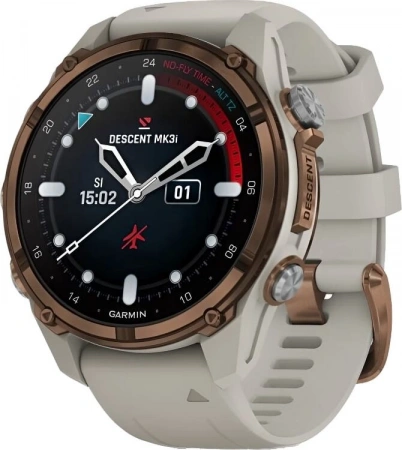 Умные часы Watch Garmin Descent MK3i 43 Sapphire Titanium Bronze with French Gray Умные часы Watch Garmin Descent MK3i 43 Sapphire Titanium Bronze with French Gray
