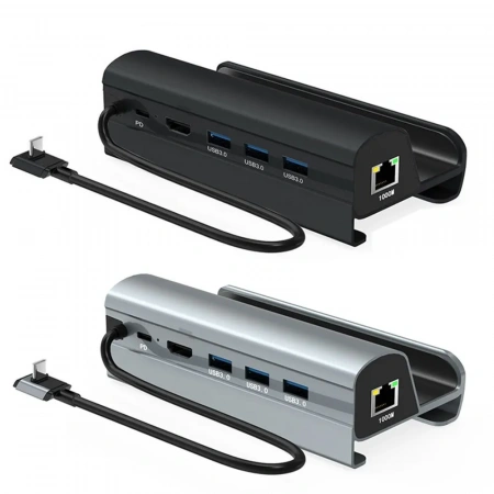 steam deck 6 in 1 usb-c docking station with m.2 ssd enclosure with 65w steam deck 6 in 1 usb-c docking station with m.2 ssd enclosure with 65w