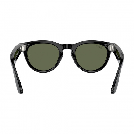 умные очки ray-ban meta skyler (l), rw4010 shiny black/g15 green