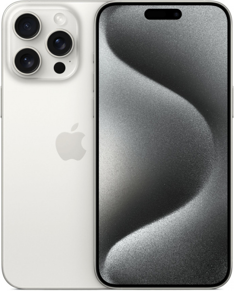 Смартфон Apple iPhone 15 Pro 512 ГБ, White Titanium (nano-SIM + nano-SIM)