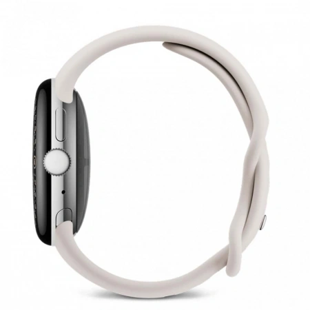pixel watch 4 41 wi-fi polished silver/porcelain active band pixel watch 4 41 wi-fi polished silver/porcelain active band