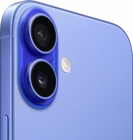 смартфон apple iphone 16 256 гб, ultramarine (nano-sim + esim)