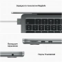 ноутбук apple macbook air 13 m2 8/256гб, space gray (mlxw3)