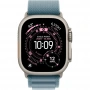 умные часы apple watch ultra 3 49 natural titanium case with l light blue alpine loop