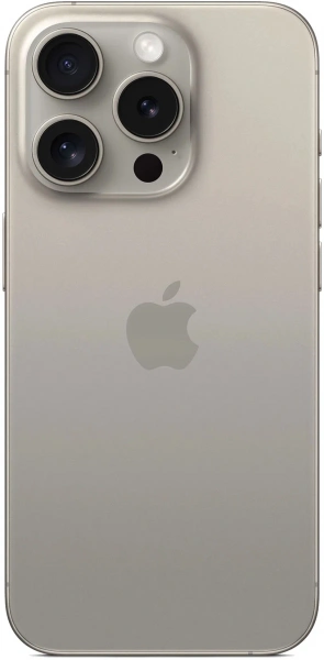 смартфон apple iphone 15 pro 512 гб, natural titanium (nano-sim + esim)
