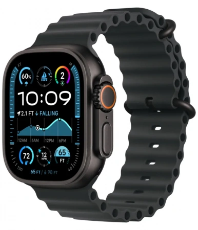 Умные часы Apple Watch Ultra 2 (2024) 49 Black Titanium case with Black Ocean Band Умные часы Apple Watch Ultra 2 (2024) 49 Black Titanium case with Black Ocean Band