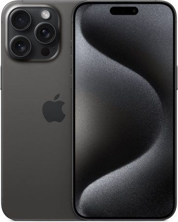 Смартфон Apple iPhone 15 Pro Max 256 ГБ, Black Titanium (nano-SIM + nano-SIM)