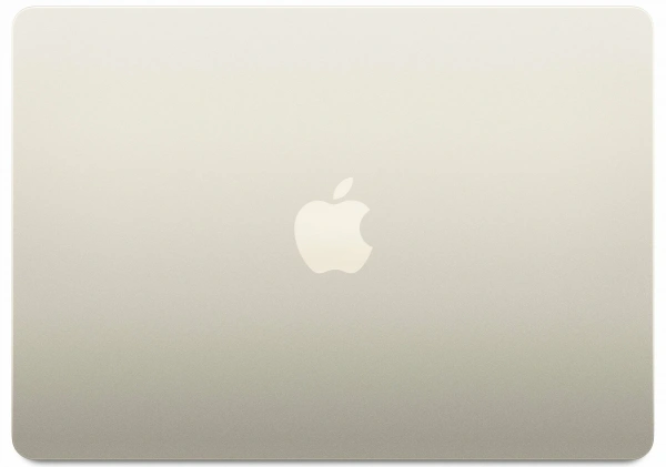 ноутбук apple macbook air 13 (m3, 24/512 гб ssd) starlight mc8p4