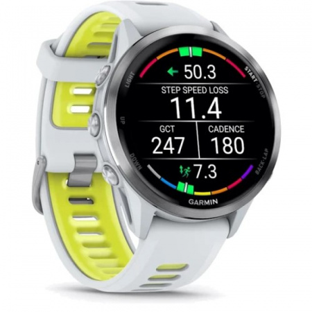 умные часы watch garmin forerunner 970 47mm titanium whitestone/yellow 010-02969-61 умные часы watch garmin forerunner 970 47mm titanium whitestone/yellow 010-02969-61