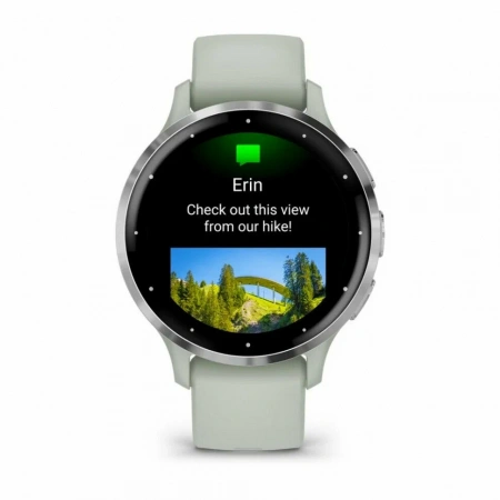 умные часы watch garmin venu 3s silver stainless sage grey 010-02785-51 умные часы watch garmin venu 3s silver stainless sage grey 010-02785-51