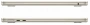 ноутбук apple macbook air 13 m2 8/256гб, starlight (mly13)