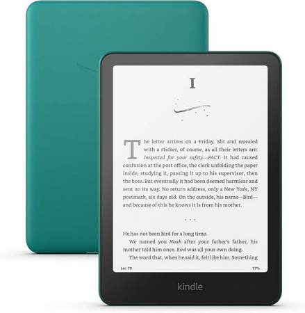 Электронная книга Amazon Kindle Paperwhite 12, 7",32Gb, 2024, Wi-Fi, Metallic Jade (Signature Edition) Электронная книга Amazon Kindle Paperwhite 12, 7",32Gb, 2024, Wi-Fi, Metallic Jade (Signature Edition)
