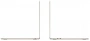 ноутбук apple macbook air 13 m2 8/256гб, starlight (mly13)