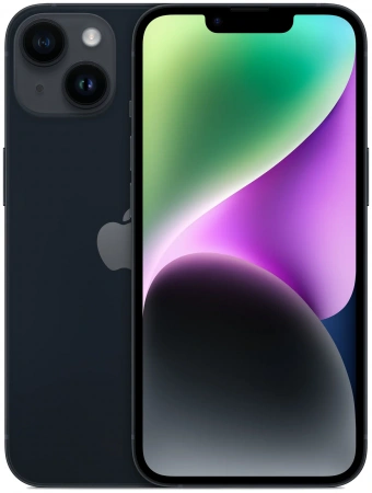 Смартфон iPhone 14 128 ГБ Midnight (nano-SIM + eSIM) Смартфон iPhone 14 128 ГБ Midnight (nano-SIM + eSIM)