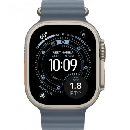 умные часы apple watch ultra 3 49 natural titanium case with anchor blue ocean band умные часы apple watch ultra 3 49 natural titanium case with anchor blue ocean band