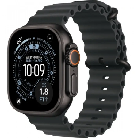 Умные часы Apple Watch Ultra 3 49 Black Titanium Case with Black Ocean Band Умные часы Apple Watch Ultra 3 49 Black Titanium Case with Black Ocean Band