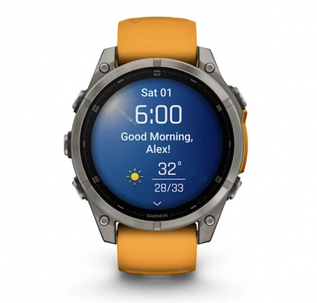 умные часы watch garmin fenix 8 51 amoled sapphire titanium spark orange 010-02905-53 умные часы watch garmin fenix 8 51 amoled sapphire titanium spark orange 010-02905-53