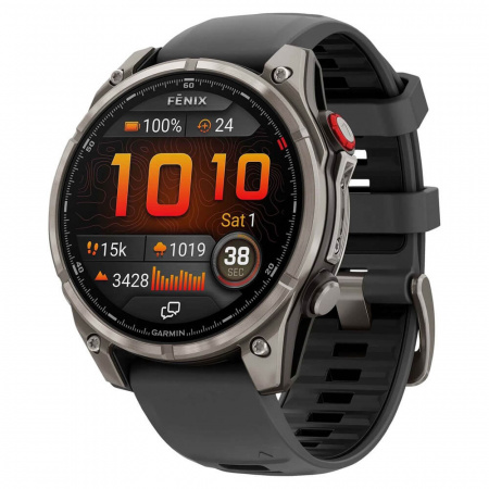 Умные часы Watch Garmin Fenix 8 Pro 47mm Amoled Sapphire Titanium Graphite 010-03198-11 Умные часы Watch Garmin Fenix 8 Pro 47mm Amoled Sapphire Titanium Graphite 010-03198-11