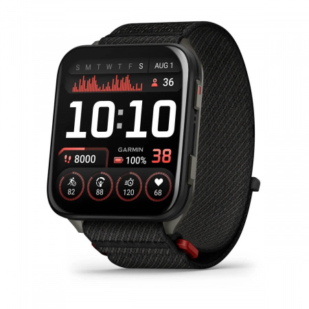 Умные часы Watch Garmin Venu X1 Black/Slate Titanium with Black Nylon 010-02980-13 Умные часы Watch Garmin Venu X1 Black/Slate Titanium with Black Nylon 010-02980-13