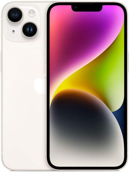 Смартфон iPhone 14 512 ГБ Starlight (nano-SIM + eSIM)