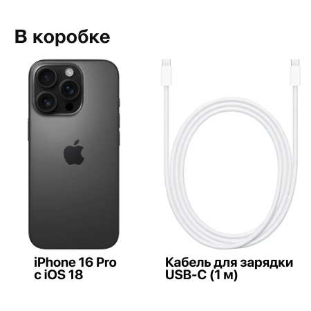 смартфон apple iphone 16 pro max 1 тб, black titanium (nano-sim + esim) смартфон apple iphone 16 pro max 1 тб, black titanium (nano-sim + esim)