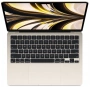 ноутбук apple macbook air 13 m2 8/256гб, starlight (mly13)