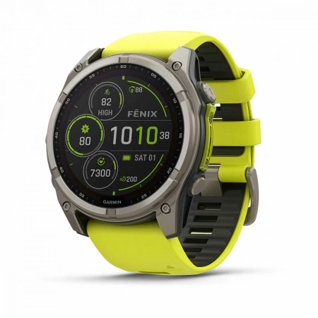 Умные часы Watch Garmin Fenix 8 51 Solar Sapphire Titanium Natural Yellow band 010-02907-21 Умные часы Watch Garmin Fenix 8 51 Solar Sapphire Titanium Natural Yellow band 010-02907-21