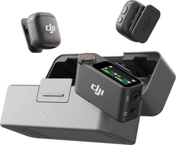 беспроводной микрофон dji mic 3 (2 tx + 1 rx + charging case)