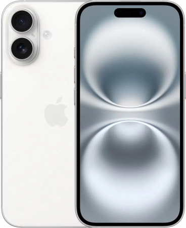 Смартфон Apple iPhone 16 128 ГБ, White (nano-SIM + eSIM) Смартфон Apple iPhone 16 128 ГБ, White (nano-SIM + eSIM)