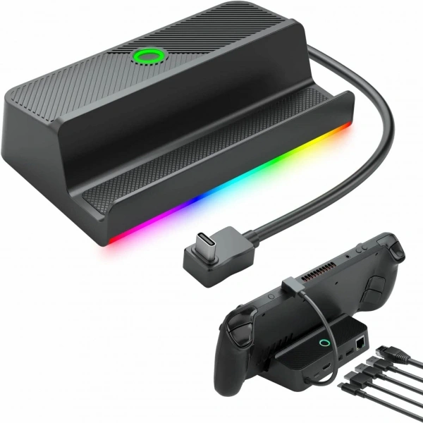 Steam Deck 5 in 1 USB-C docking station