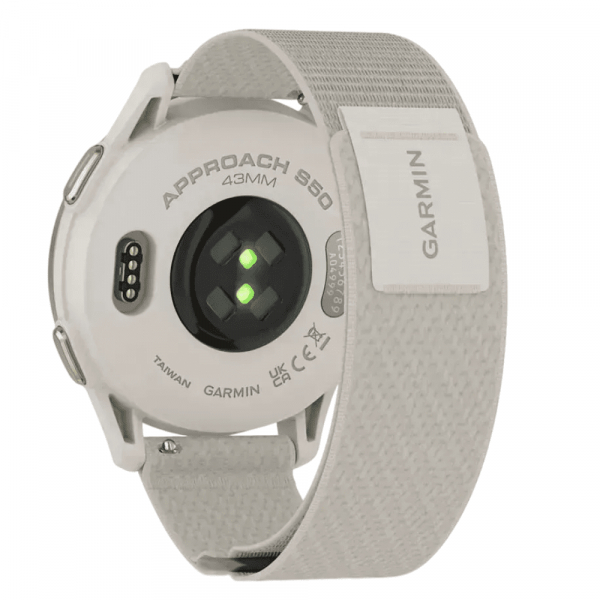 умные часы watch garmin approach s50 43 black with ivory nylon