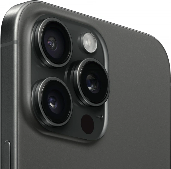 смартфон apple iphone 15 pro 512 гб, black titanium (nano-sim + esim)